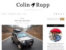 Tablet Screenshot of colinrupp.com